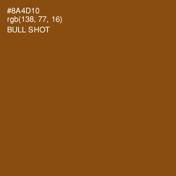 #8A4D10 - Bull Shot Color Image